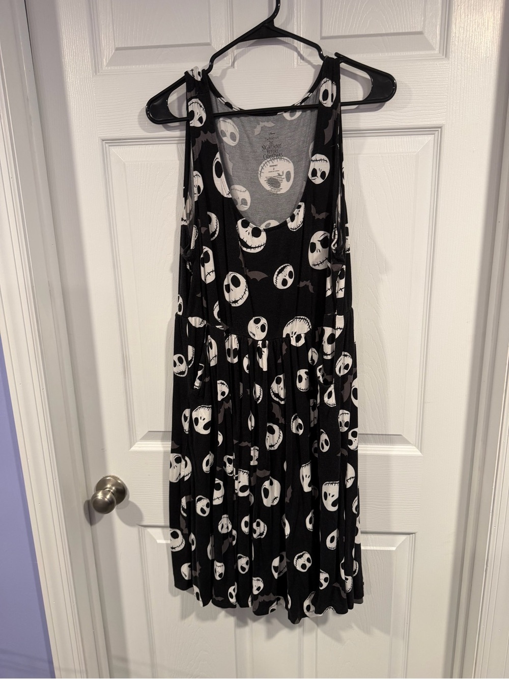 Disney The Nightmare Before Christmas Black and White Jack Skellington Dress